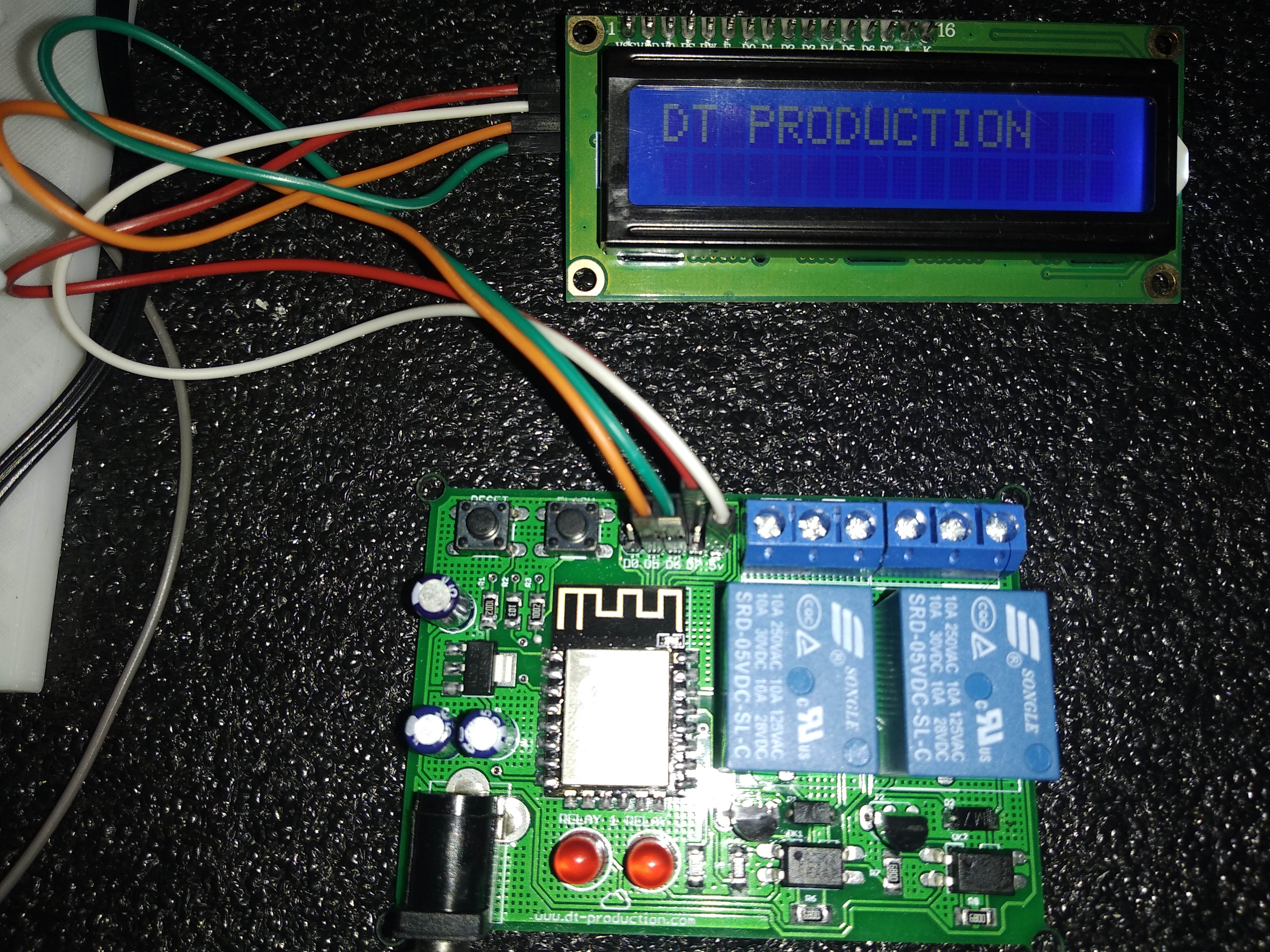 Menghubungkan LCD ke board IoT Project Controller ESP 12F